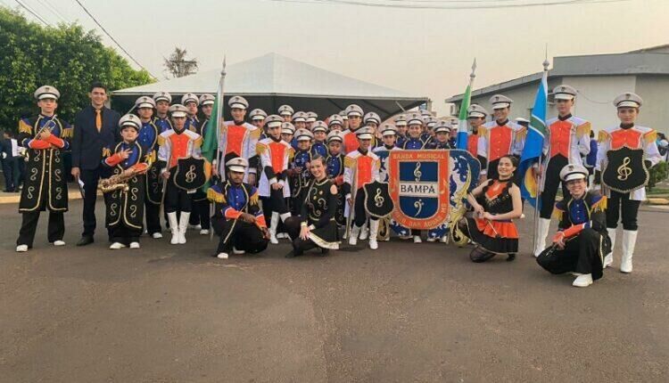Imagem de compartilhamento para o artigo Banda municipal de Paraíso das Águas participa do Campeonato Sul-Mato-Grossense de Bandas e Fanfarras da MS Todo dia